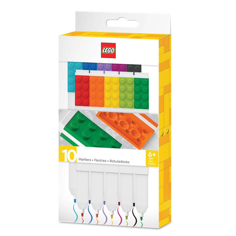 LEGO Iconic Writing Instrument Markers 10 Pack